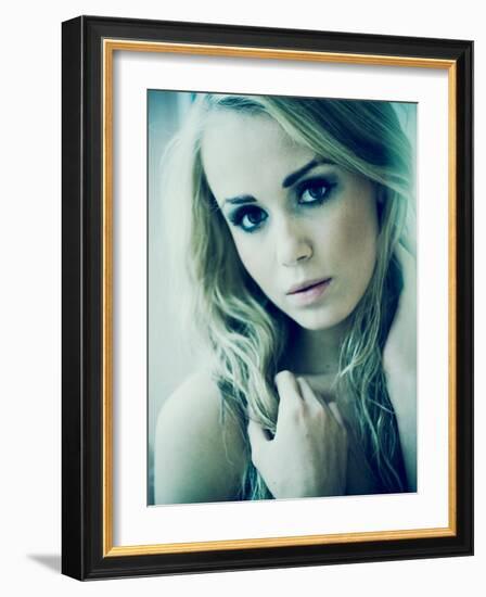 Blonde Girl-Anna Mutwil-Framed Photographic Print