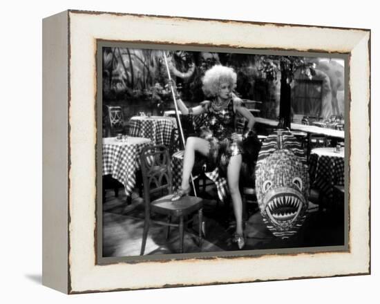 BLONDE VENUS, 1932 directed by JOSEF VON STERNBERG Marlene Dietrich (b/w photo)-null-Framed Stretched Canvas