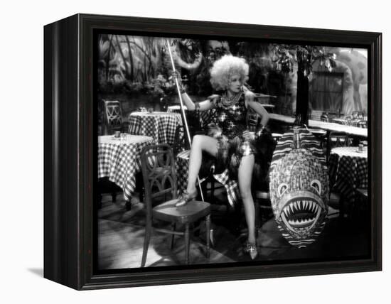 BLONDE VENUS, 1932 directed by JOSEF VON STERNBERG Marlene Dietrich (b/w photo)-null-Framed Stretched Canvas