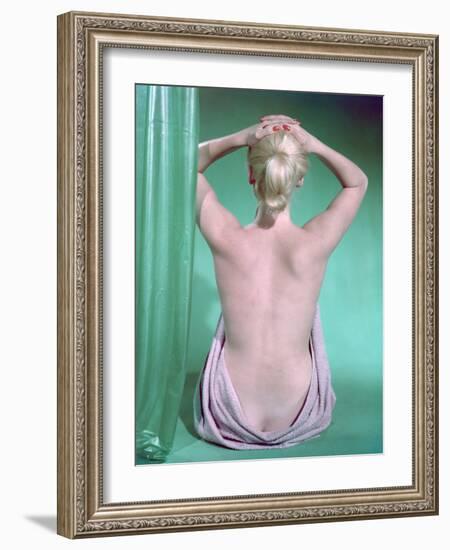 Blonde with Ponytail-Charles Woof-Framed Photographic Print