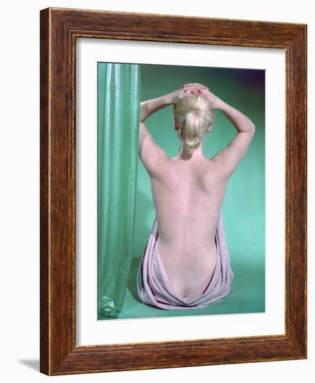 Blonde with Ponytail-Charles Woof-Framed Photographic Print