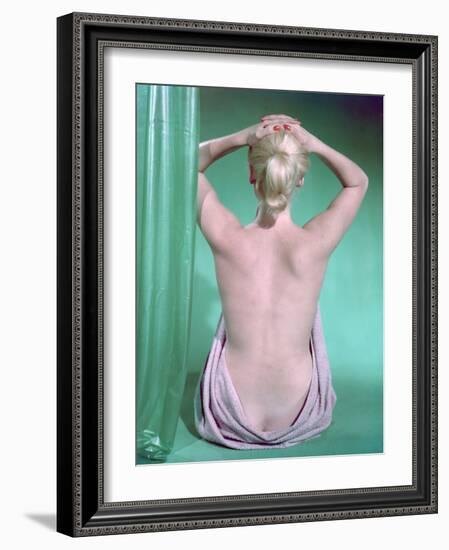 Blonde with Ponytail-Charles Woof-Framed Photographic Print