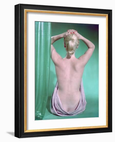 Blonde with Ponytail-Charles Woof-Framed Photographic Print