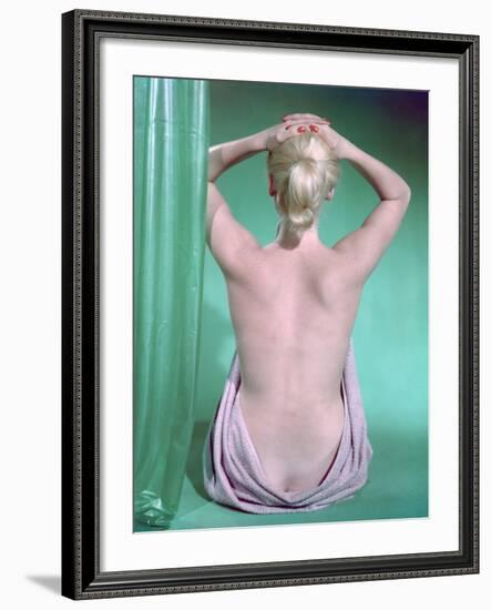 Blonde with Ponytail-Charles Woof-Framed Photographic Print