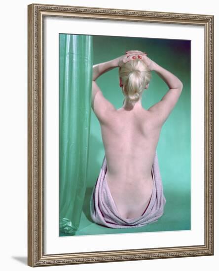 Blonde with Ponytail-Charles Woof-Framed Photographic Print