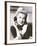 Blonde Woman Holding Telephone Receiver-null-Framed Photo