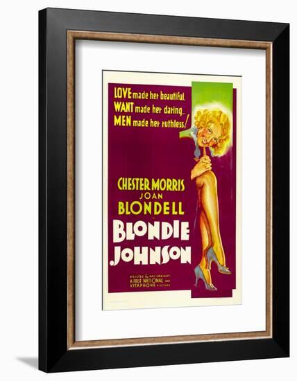 Blondie Johnson, Joan Blondell, 1933-null-Framed Photo