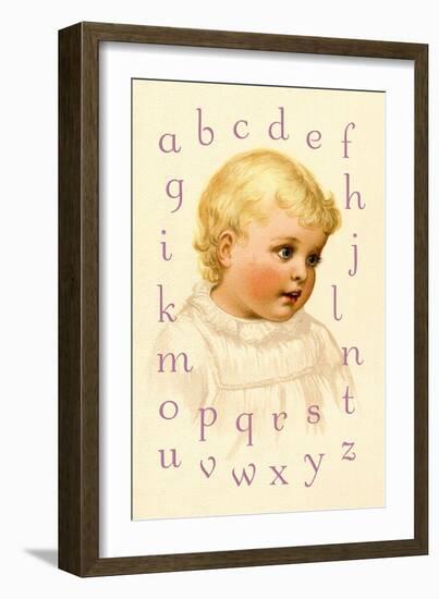 Blondie's Alphabet-Ida Waugh-Framed Art Print