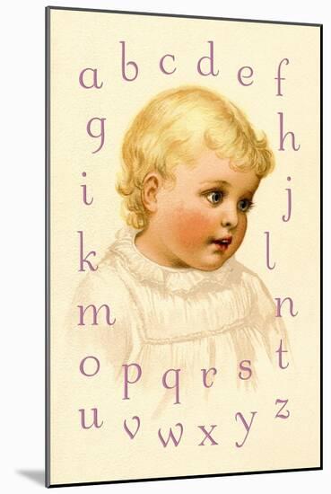 Blondie's Alphabet-Ida Waugh-Mounted Art Print