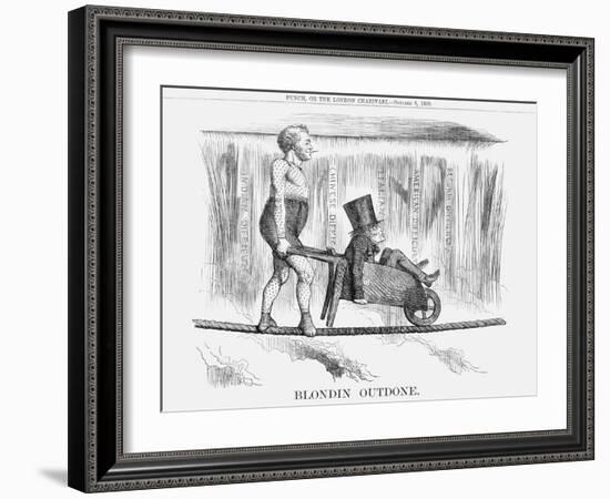 Blondin Outdone, 1859-null-Framed Giclee Print