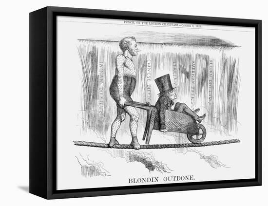 Blondin Outdone, 1859-null-Framed Premier Image Canvas