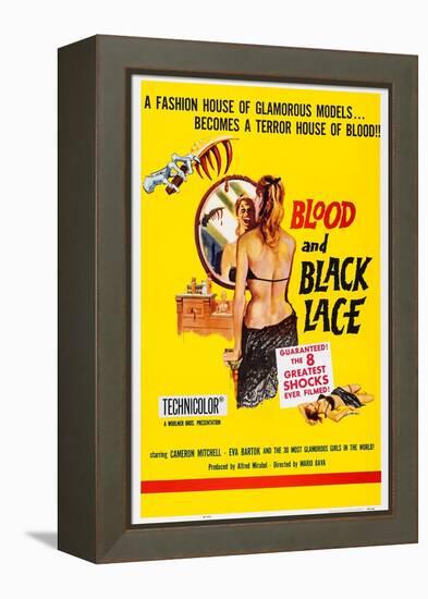 Blood and Black Lace-null-Framed Stretched Canvas