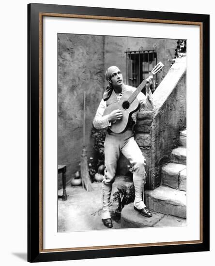 Blood And Sand, Rudolph Valentino, 1922-null-Framed Photo