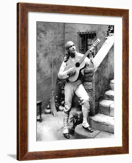 Blood And Sand, Rudolph Valentino, 1922-null-Framed Photo