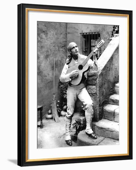 Blood And Sand, Rudolph Valentino, 1922-null-Framed Photo