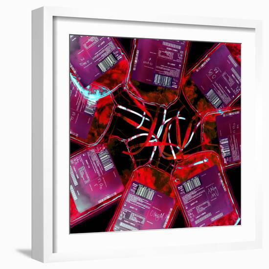 Blood Bags-Kevin Curtis-Framed Premium Photographic Print