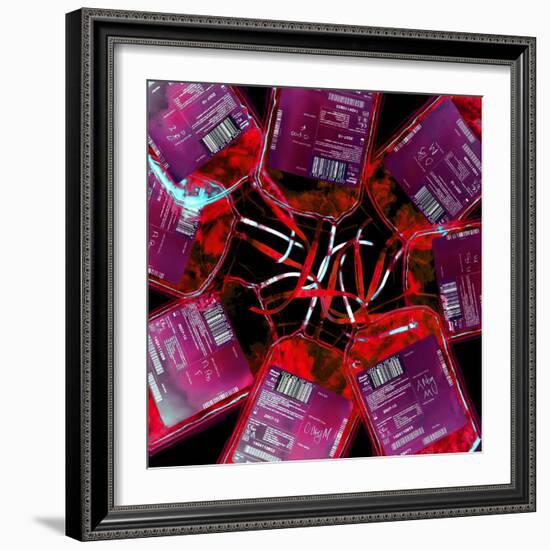 Blood Bags-Kevin Curtis-Framed Premium Photographic Print