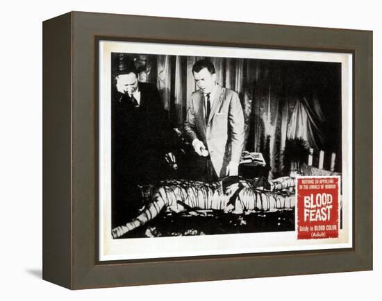 Blood Feast, From Left: Scott H Hall, William Kerwin, Louise Kemp, 1963-null-Framed Stretched Canvas