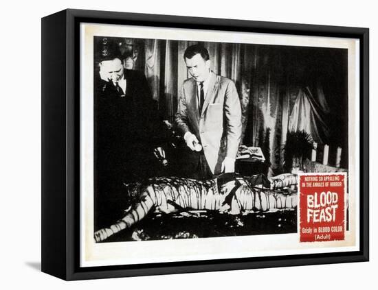 Blood Feast, From Left: Scott H Hall, William Kerwin, Louise Kemp, 1963-null-Framed Stretched Canvas
