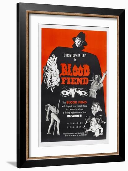 Blood Fiend, (aka Theatre of Death), Christopher Lee, 1967-null-Framed Art Print