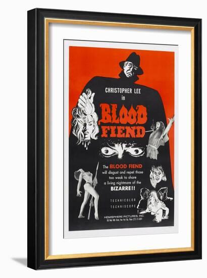 Blood Fiend, (aka Theatre of Death), Christopher Lee, 1967-null-Framed Art Print