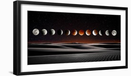 Blood Moon Eclipse-Dale O’Dell-Framed Photographic Print