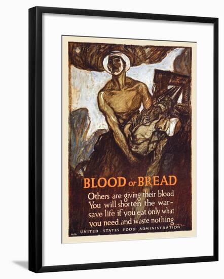 Blood or Bread-Henry Raleigh-Framed Art Print