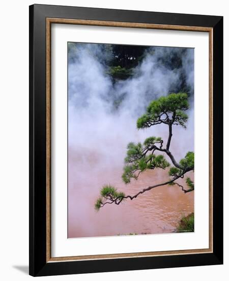 Blood Pond Hell (Chinoike Jigoku), Natural Hot Springs (Onsen), Beppu, Kyushu, Japan-Steve Bavister-Framed Photographic Print