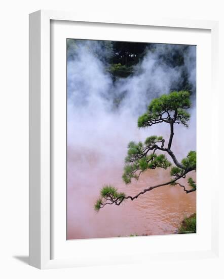 Blood Pond Hell (Chinoike Jigoku), Natural Hot Springs (Onsen), Beppu, Kyushu, Japan-Steve Bavister-Framed Photographic Print