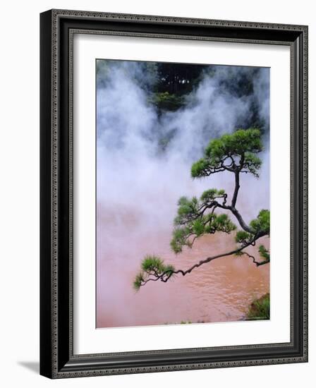 Blood Pond Hell (Chinoike Jigoku), Natural Hot Springs (Onsen), Beppu, Kyushu, Japan-Steve Bavister-Framed Photographic Print