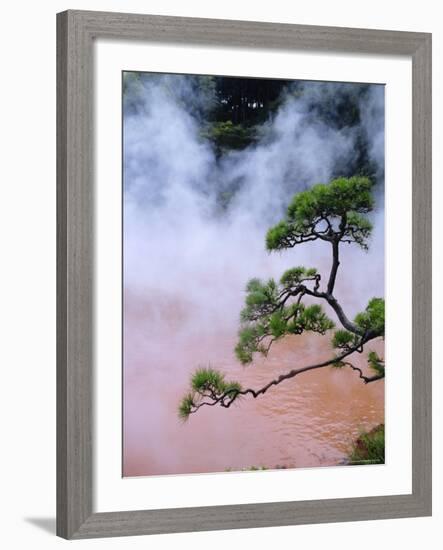 Blood Pond Hell (Chinoike Jigoku), Natural Hot Springs (Onsen), Beppu, Kyushu, Japan-Steve Bavister-Framed Photographic Print