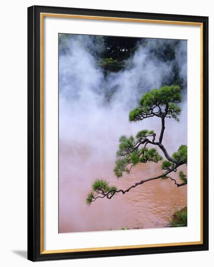 Blood Pond Hell (Chinoike Jigoku), Natural Hot Springs (Onsen), Beppu, Kyushu, Japan-Steve Bavister-Framed Photographic Print