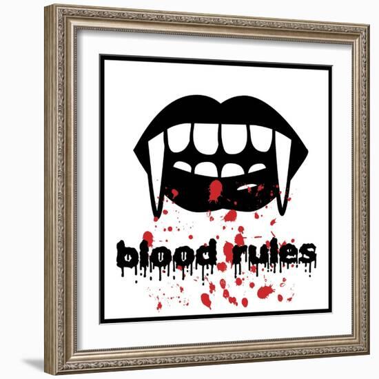 Blood Rules-Erin Clark-Framed Giclee Print