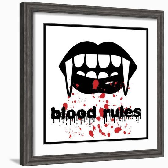 Blood Rules-Erin Clark-Framed Giclee Print