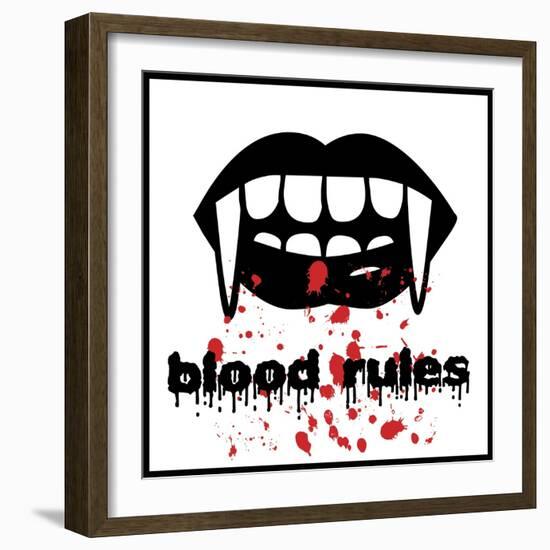 Blood Rules-Erin Clark-Framed Giclee Print