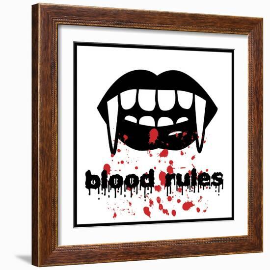 Blood Rules-Erin Clark-Framed Giclee Print