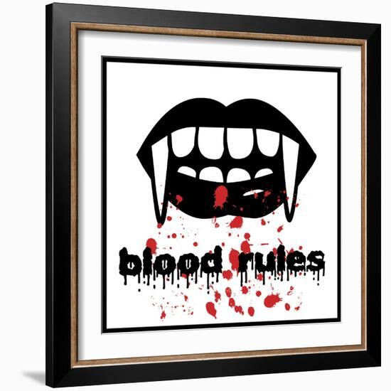 Blood Rules-Erin Clark-Framed Giclee Print