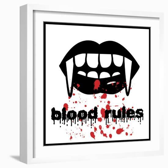 Blood Rules-Erin Clark-Framed Giclee Print