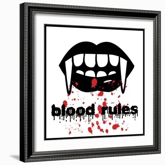 Blood Rules-Erin Clark-Framed Giclee Print