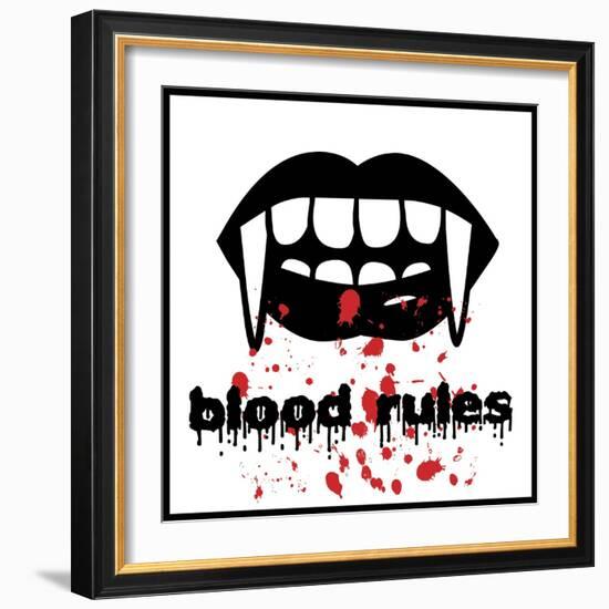 Blood Rules-Erin Clark-Framed Giclee Print