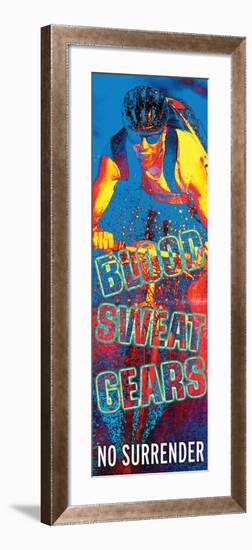 Blood, Sweat, Gears: No Surrender-null-Framed Art Print