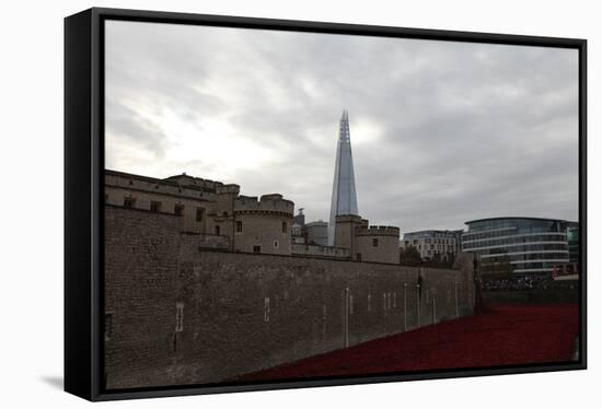 'Blood Swept Lands and Seas of Red', Tower of London, 2014-Sheldon Marshall-Framed Stretched Canvas