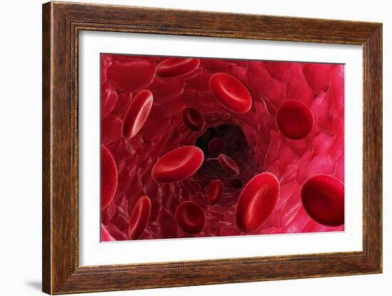 Blood Vessel, Artwork-David Mack-Framed Photographic Print