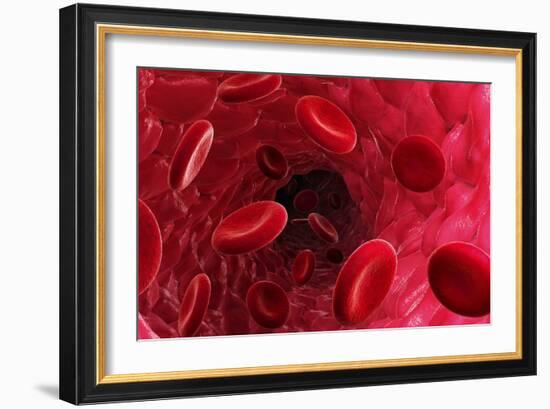 Blood Vessel, Artwork-David Mack-Framed Photographic Print