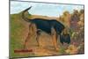 Bloodhound Champion-null-Mounted Art Print