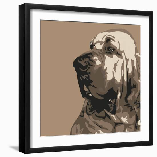 Bloodhound-Emily Burrowes-Framed Giclee Print