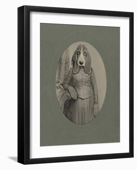 Bloodhound-J Hovenstine Studios-Framed Giclee Print