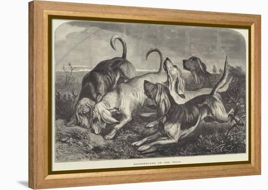 Bloodhounds on the Trail-George Bouverie Goddard-Framed Premier Image Canvas