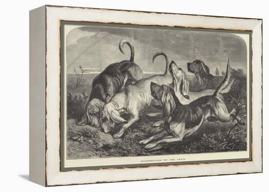 Bloodhounds on the Trail-George Bouverie Goddard-Framed Premier Image Canvas