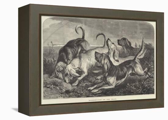 Bloodhounds on the Trail-George Bouverie Goddard-Framed Premier Image Canvas